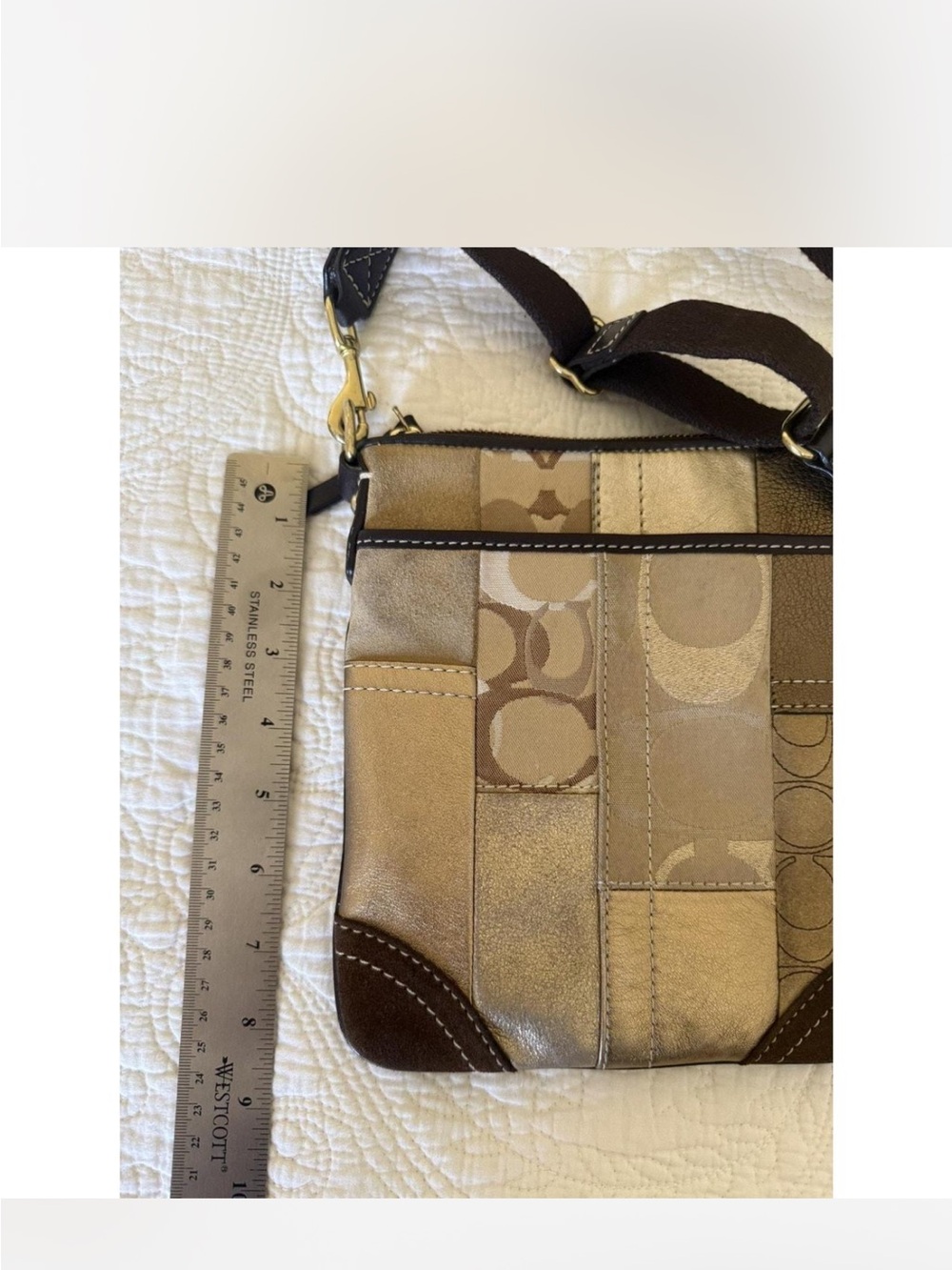 Coach patchwork crossbody - Picture 3 of 8